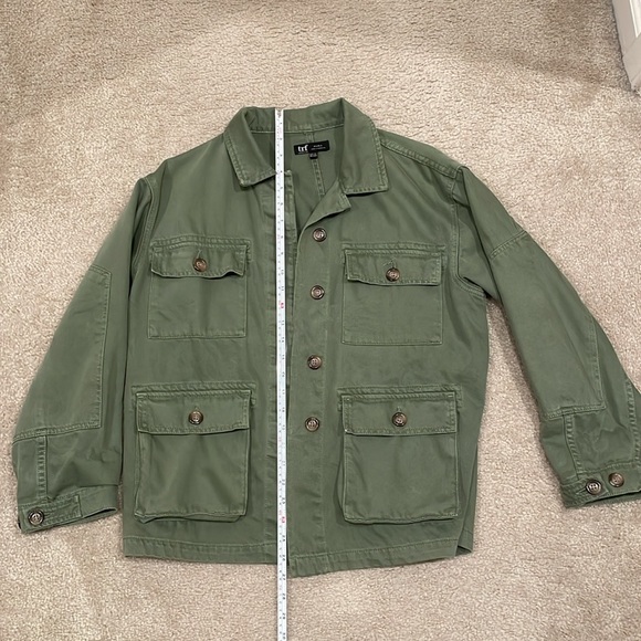 Zara trf women jacket green size s/m - Picture 7 of 9